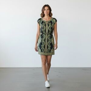 Anthro Boho Beaded Dress